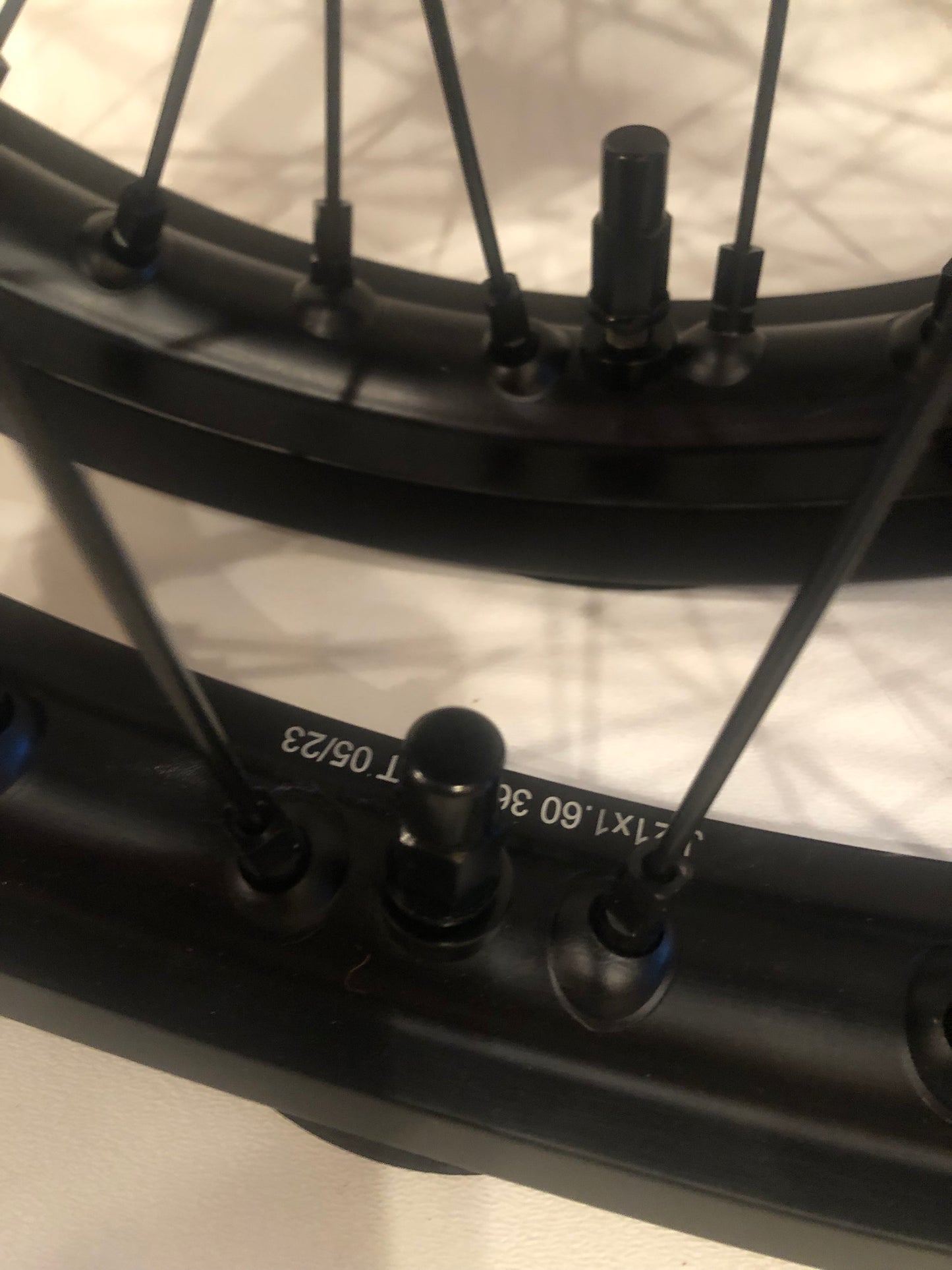 Surron Ultra Bee 21-18 wheelset with tires