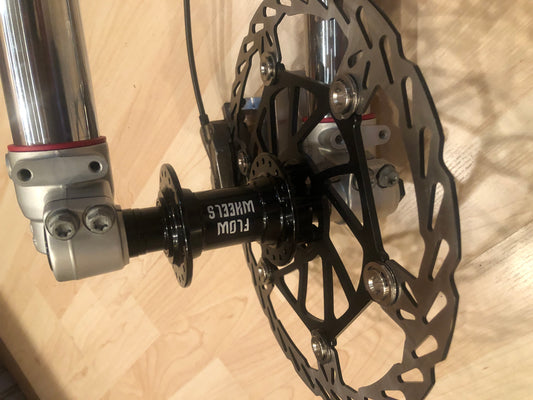 KTM 85 fork brake/wheel adapter kit for stock wheels and brakes