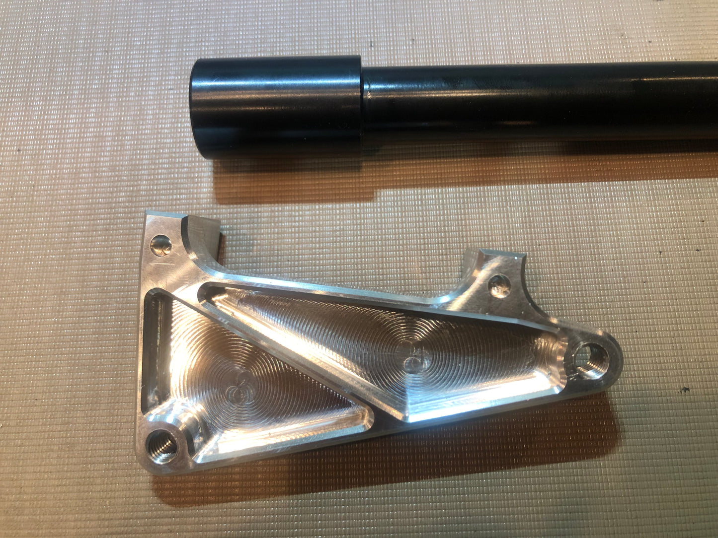KTM 85 fork brake/wheel adapter kit for stock wheels and brakes