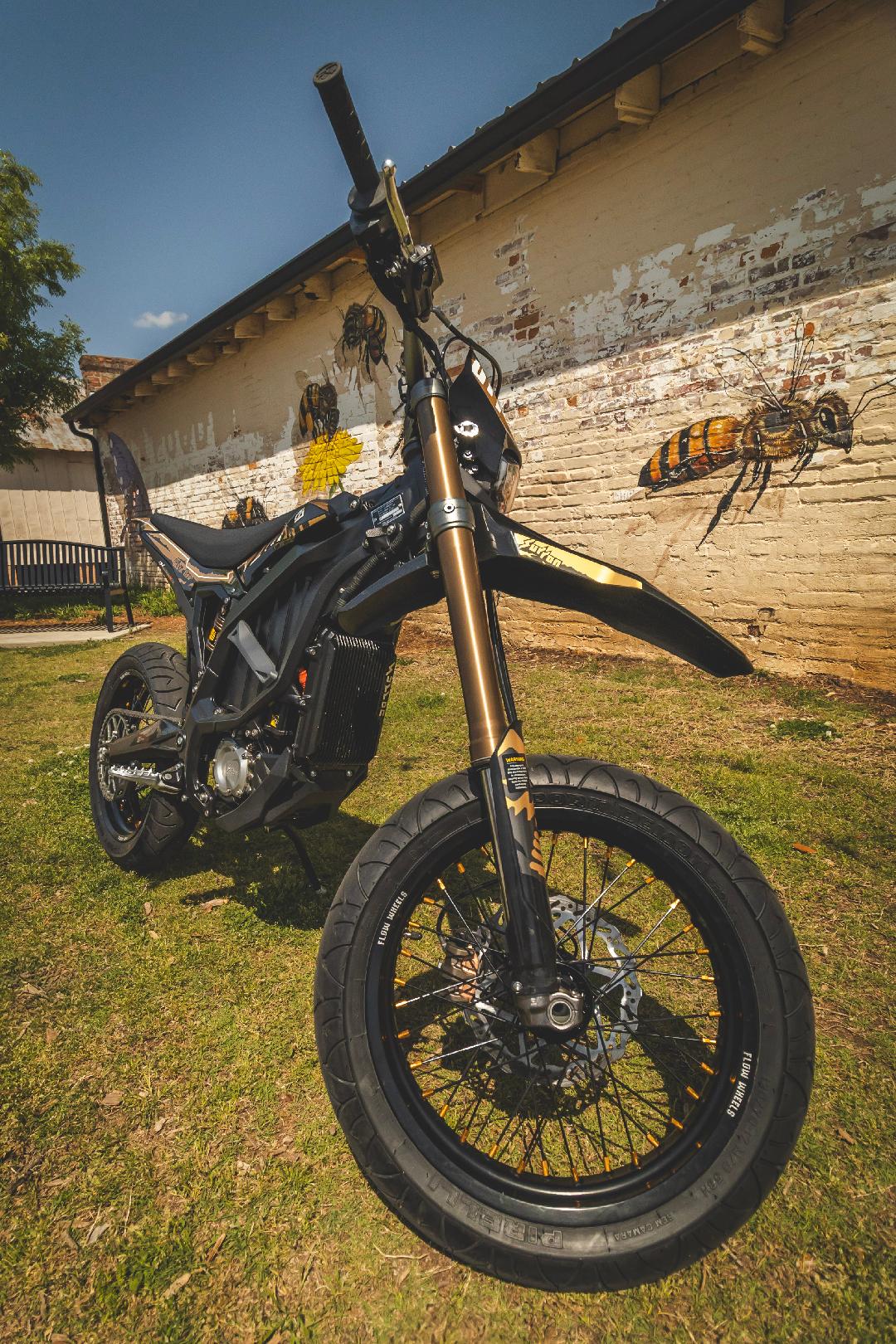 Surron Ultra Bee 17" Supermoto wheelset with tires