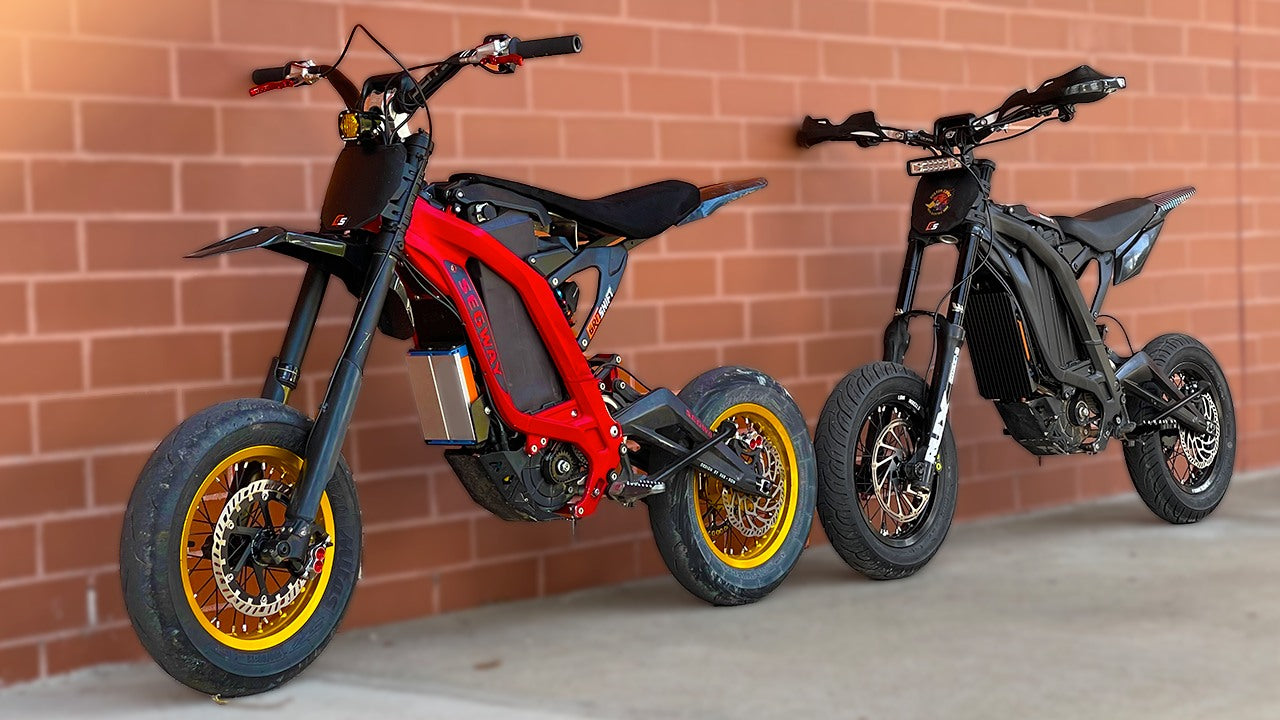 Surron 12" supermoto wheel set