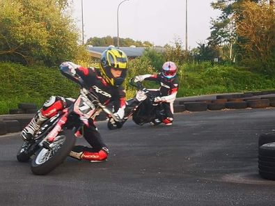 Surron 12" supermoto wheel set