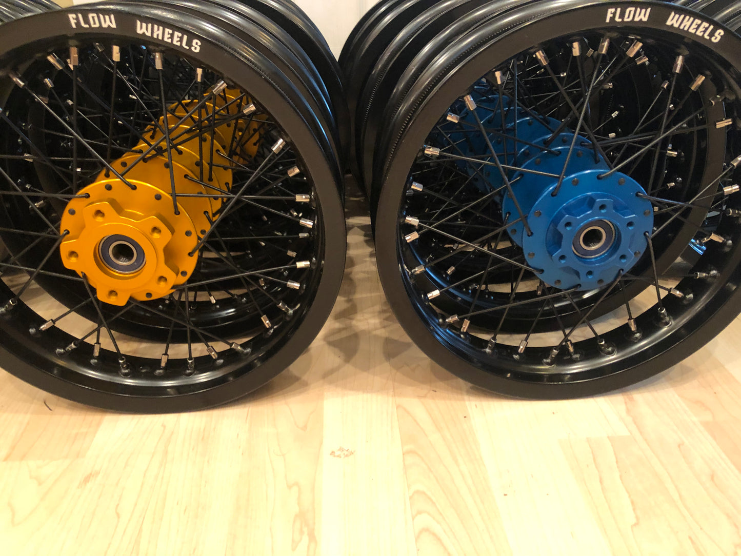 Surron 12" supermoto wheel set