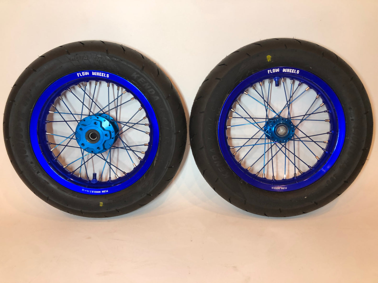 Surron 12" supermoto wheel set