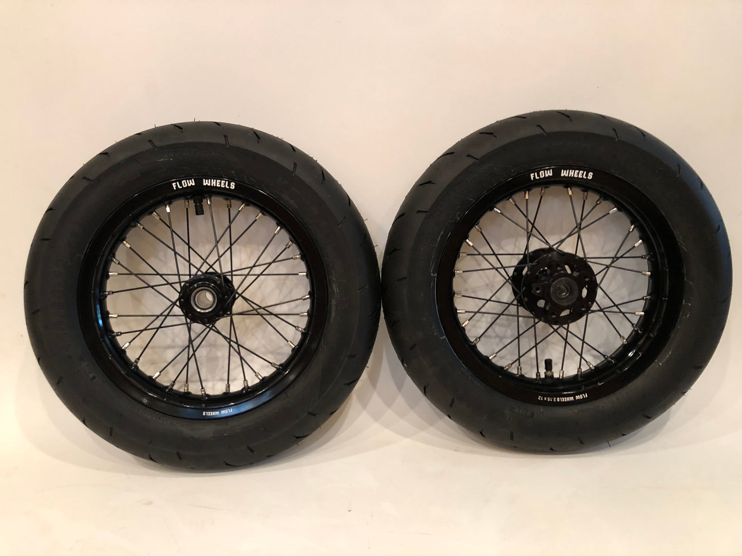 Surron 12" supermoto wheel set
