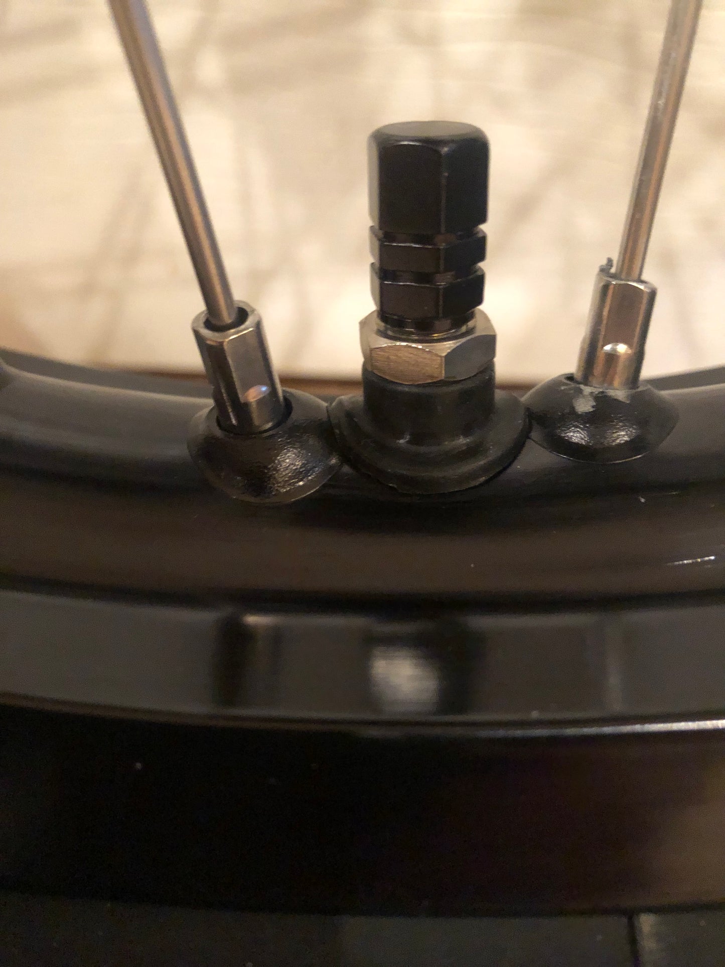 Talaria Sting 17 inch rear wheel with 100 wide tire!