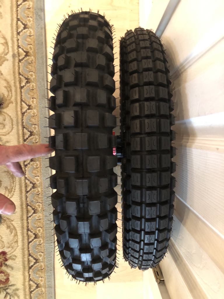 16" 3.5" Mitas C-01  trials tire set up