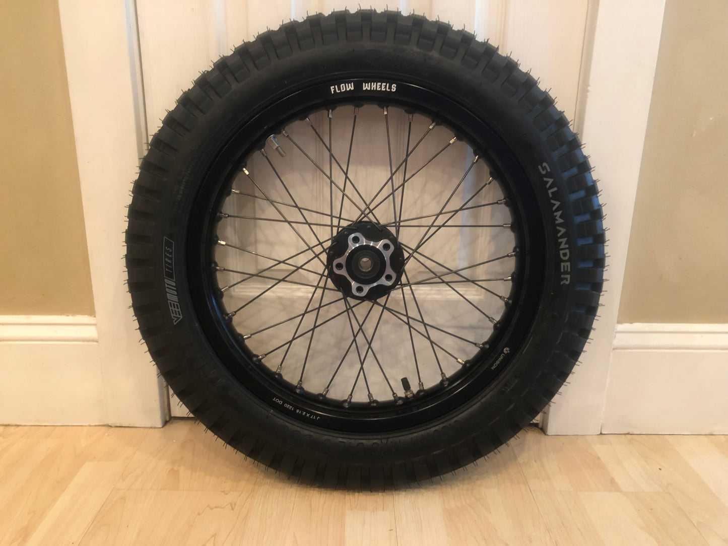Surron or Talaria Sting 17" rear trials tire and wheel