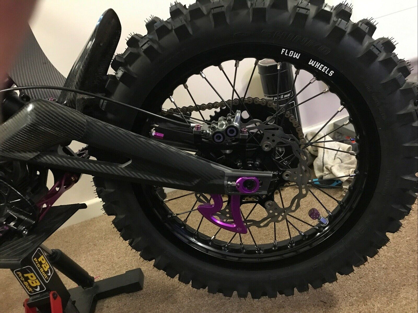 Surron or Talaria Sting complete 16" wheel/tire. flowwheels
